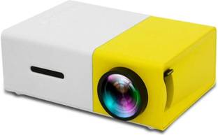 DRUMSTONE Mini Portable (600 Lumens Video 1080P) High Resolution (3500 lm) Portable Projector