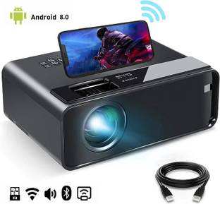 IBS Android Pro Wifi YOUTUBE NETFLIX HD 3D Projector HDMI USB VGA AV, 1280*720P (5200 lm / Wireless / Remote Controller) Portable Projector