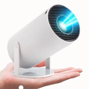 Punnkk HY300 Pro Smart,4K HD Wifi6 BT5, Android12, 180Degree Rotation Auto Keystone (4500 lm / 1 Speaker / Wireless / Remote Controller) Portable Projector