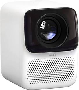 WANBO T2 Max Auto Focus (5200 lm / 2 Speaker / Wireless / Remote Controller) Portable Auto Keystone Native 1080P Full HD 4K HDR | 450ANSI | Android 9.0 | WiFi | Bluetooth | Closed Engine Projector