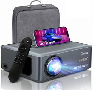AUN X1 1080p Native Resolution Projector for Home 4K Support, 5G WiFi BT (15000 lm / Wireless / Remote Controller) Portable Projector