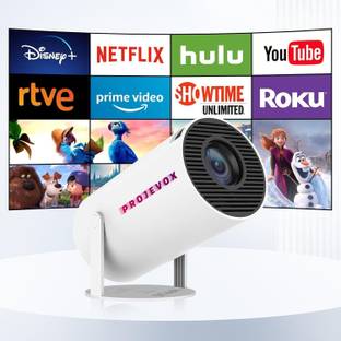 প্ৰজেভক্স HY300 Full HD Native 720P Support Android 11 Wifi BT Freestyle Auto Keystone পোৰ্টেবল প্ৰজেক্টৰ