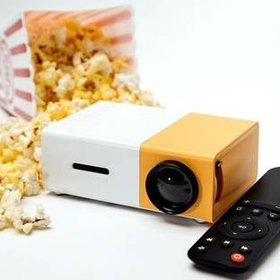 Hespa Mini Full HD 1080P Projector For Home Cinema, Ideal Gift for Children, Laptop (600 lm / Remote Controller) Portable Projector