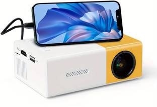 Mudo YG-300 Mini Projector 4K 1080P LED Projector with USB Interfaces (600 lm / Remote Controller) Portable Projector