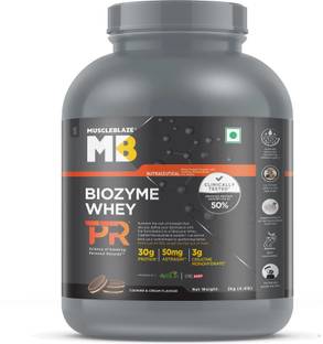 MUSCLEBLAZE Biozyme Whey PR with Creatine Monohydrate & AstraGin Whey Protein