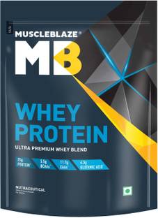 MUSCLEBLAZE 100% Whey Protein, Ultra Premium Whey Blend Whey Protein