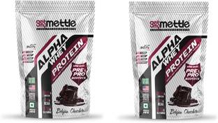 METTLE Alpha Whey Protein|Pack of 2|No Added Sugar|100% Whey|Lean Muscle Growth| Whey Protein