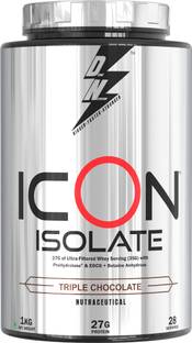Dn With Divine Nutrition ICON ISOLATE PROTEIN, 27g Protein, 35g per serving, 28 Serving Whey Protein