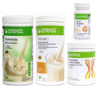 Herbalife Nutrition FORMULA1BANANA 500 PROTIEN 200 GAFRESHENERGYDRINK GINGER50 +SHAKEMATE 500 G Plant-Based Protein