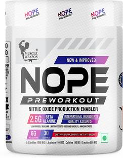 Muscle Weapon Nope Preworkout 30 Servings for Unmatched Focus, Pump, and Stamina Pre Workout