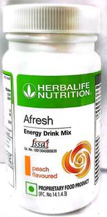 HERBALIFE Afresh Energy Drink MIX-50gm- Peach Energy Bars