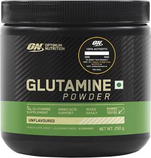 Optimum Nutrition (ON) L-Glutamine Powder, Amino Acid Support & Muscle Recovery, 50 Serves Glutamine