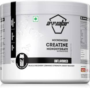 Avvatar Micronised Creatine Monohydrate 100 gm (Unflavoured) Creatine