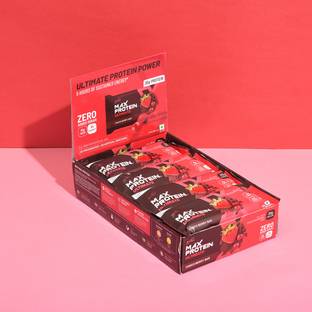 RiteBite Max Protein Bar Ultimate Choco Berry, SugarFree, Healthy Protein Snack, No Preservatives 30g Protein Bars