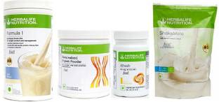 Herbalife Nutrition FORMULA 1KULFI+PP-200+AFRESH LEMON+SHAKEMATE Protein Shake