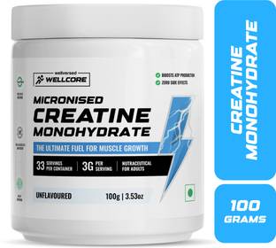 Wellcore Micronised Creatine Monohydrate | Lab Tested | Enhanced Absorption | 100% Pure Creatine