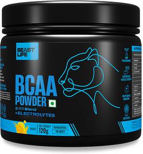 BeastLife High recovery BCAA Supplement for Men & Women Mango Flavour 2:1:1 Blend 120g BCAA