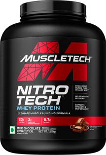 Muscletech NitroTech 30g Protein, 3g creatine monohydrate ultimate muscle building formula Whey Protein