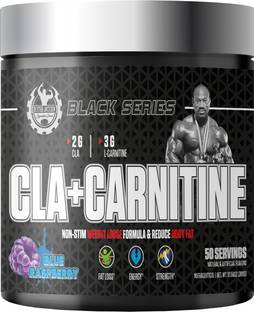 dexter jackson DJSS BLACK SERIES CLA + CARNITINE 50 SERVING BLUERASPBERRY Nutrition Bars