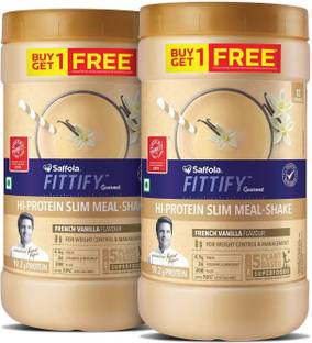 Saffola Fittify HI-Protein Weight Loss B1G1 Shake | 12 Servings Whey Protein