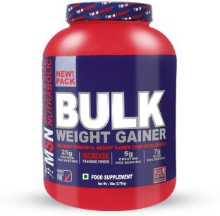 MUSCLE SIZE Bulk Weight Gainer (6lbs) The Most Powerful Weight Gainer Weight Gainers/Mass Gainers