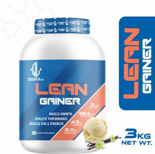QUENCHLABZ Lean Gainer | Build Muscle and Stay Lean with Expert Nutrition Weight Gainers/Mass Gainers