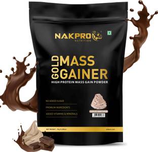 Nakpro Mass Gainer Protein Powder Supplement with Creatine and Vitamin & Minerals Weight Gainers/Mass Gainers