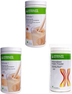 HERBALIFE Formula 1 Shake Vanilla Flavor 2 PCS With Protein Powder 400 Gm For Weight Loss Plant-Based Protein