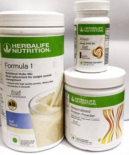 HERBALIFE Nutrition Kulfi Shake 500g Protine Powder 200g & Elachi Afresh 50g Plant-Based Protein