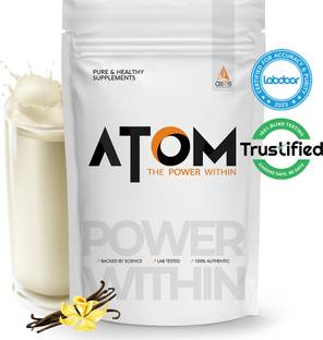 AS-IT-IS Nutrition ATOM Whey Protein 2kg with Digestive Enzymes | USA Labdoor Certified for Purity Whey Protein