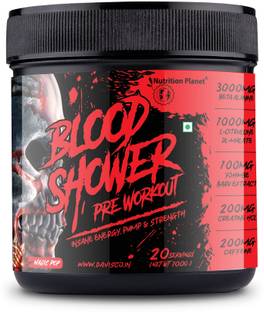 Nutrition Planet Blood Shower Preworkout, 20 Servings, Magic Pop Pre Workout