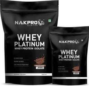 Nakpro Platinum Whey Protein Isolate Supplement Powder with Vitamins & Minerals Whey Protein