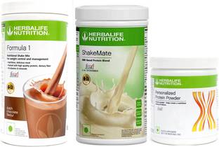 Herbalife Nutrition formula 1 chocolate 500g + shakemate 500g + protein powder 200g Plant-Based Protein