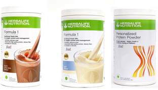 HERBALIFE FORMULA1 CHOCOLATE + KULFI + PROTEIN POWDER 400 GRAM Protein Blends