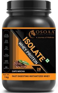 Osoaa 100% Whey Protein Isolate Caf� Mocha Supplement for Muscle Support & Recovery Whey Protein