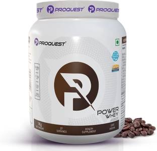 PROQUEST Power Whey Protein Concentrate | 24g Protein, 5.3g BCAA & 11.9g EAA | Lab Tested Whey Protein
