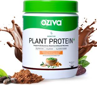 OZiva Bioactive Plant Protein (25g Vegan Protein) for Endurance & Muscle Recovery Plant-Based Protein
