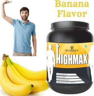 NUTRILEY Highmax Height Increase Powder Height Supplement Height Growth Powder Protein Weight Gainers/Mass Gainers