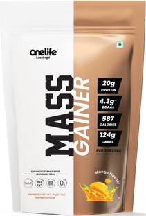 OneLife Mass Gainer Advanced Formula for Lean Mass Gain Weight Gainers/Mass Gainers