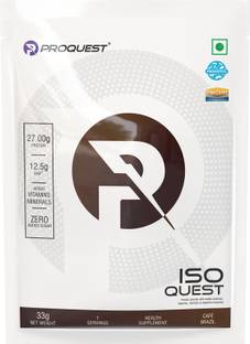 PROQUEST Iso Quest Whey Protein Isolate|Low Fat 27g Protein|Added Probiotics & Digezyme® Whey Protein