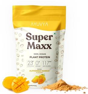 Ayuvya SuperMaxx Advanced Ayurvedic Protein Powder Increase Muscle Mass & Performance Plant-Based Protein