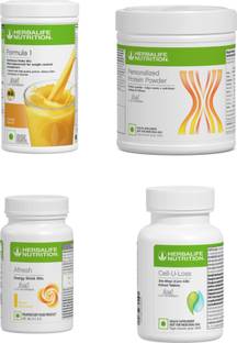 HERBALIFE COMBO CELL-U-LOSS AND FORMULA 1 Chocolate , PP Powder 200 G , Afresh - Lemon Protein Shake