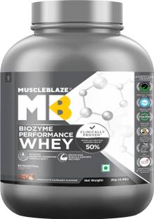 MUSCLEBLAZE Biozyme Performance Whey Protein Powder, 25g Protein Per Scoop Whey Protein