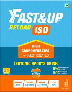 FAST&UP Reload Isotonic Supplement | 5 Hydrating Electrolytes, Added BCAA & Glutamine BCAA