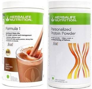 HERBALIFE Weight Loss Combo Pack F1 Chocolate + Personalized Protein Powder 400 Plant-Based Protein