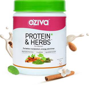 OZiva Protein & Herbs for Women |Manage Weight & Metabolism| Reduce Body Fat |No Sugar Whey Protein
