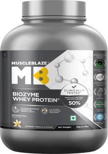 MUSCLEBLAZE Biozyme Whey Isolate as Primary Protein, Labdoor USA Certified Whey Protein