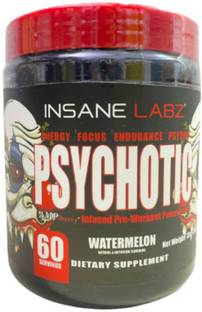 insane labz PSYCHOTIC PRE WORKOUT 60 SERVINGS + VERIFICATION CODE | WATERMELON FLAVOR|TOP Pre Workout