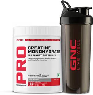 GNC Creatine Monohydrate With Black Shaker (750ml) Creatine