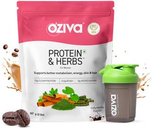 OZiva Protein & Herbs for Women |Manage Weight & Metabolism| Reduce Body Fat |No Sugar Whey Protein